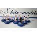 Subbuteo Andrew Table Soccer Slovakia 2017 National Team on classic Hasbro bases